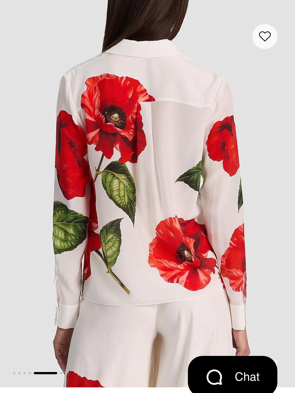 Alice+Olivia Willa Floral Silk Shirt - Picture 3 of 8